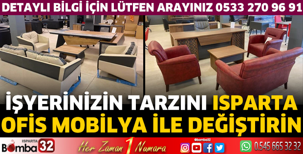 İşyerinizin tarzını Isparta Ofis Mobilya ile değiştirin