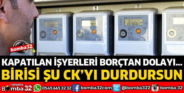 İŞYERLERİNİN BORÇTAN DOLAYI ELEKTRİĞİNİ KESİYORLAR