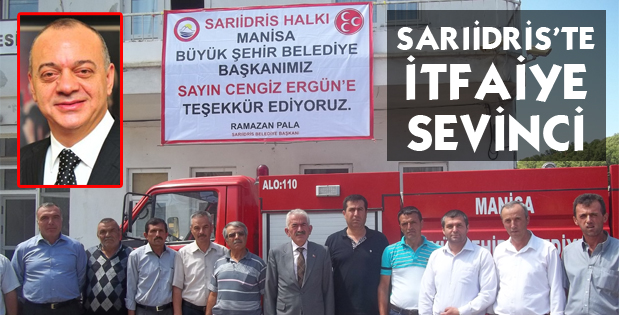 İTFAİYE ARACI HİZMETTE!