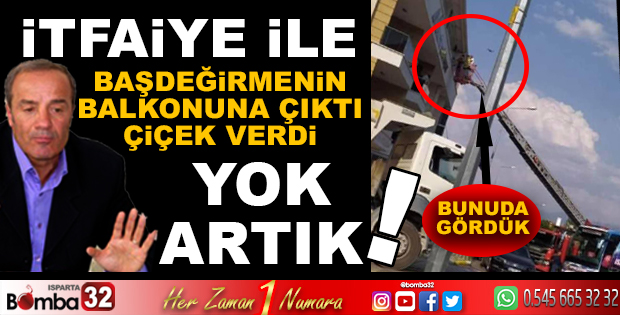 İTFAİYE ARACI İLE GEÇMİŞ OLSUN ZİYARETİ