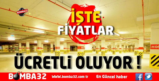 ITKM OTOPARKI ÜCRETLİ OLUYOR