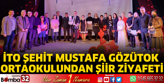 İTO Şehit Mustafa Gözütok Ortaokulundan şiir ziyafeti