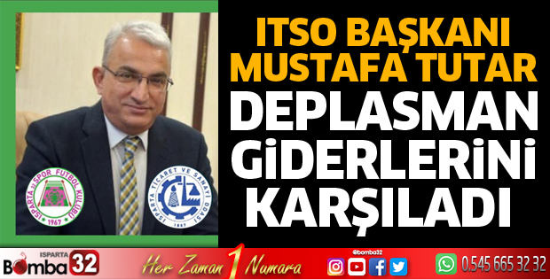 ITSO Başkanı deplasman giderlerini karşıladı 