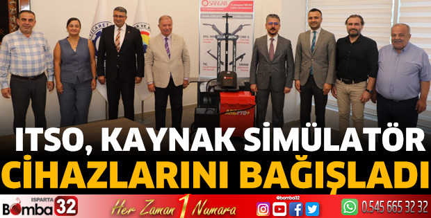 ITSO, Kaynak Simülatör Cihazlarını bağışladı