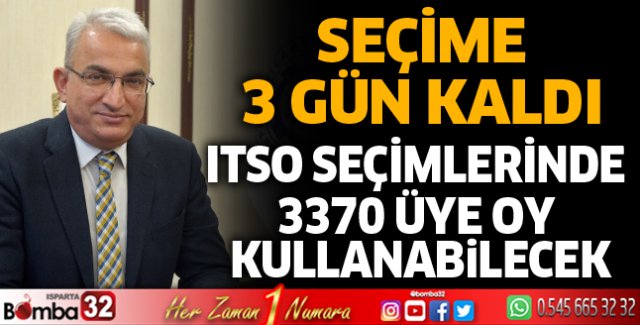 ITSO seçimlerinde 3370 üye oy kullanabilecek