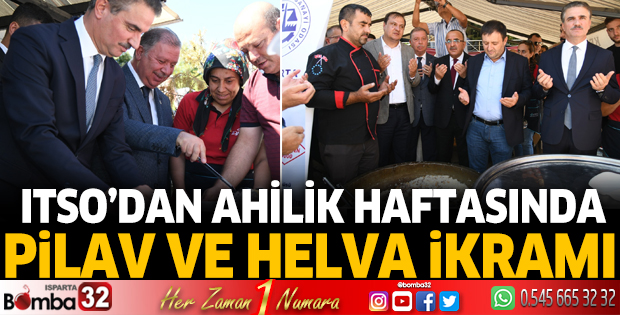 ITSO’dan Ahilik Haftasında pilav ve helva ikramı