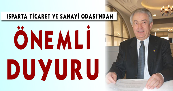 ITSO’DAN ÖNEMLİ DUYURU
