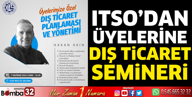 ITSO’dan üyelerine Dış Ticaret Semineri