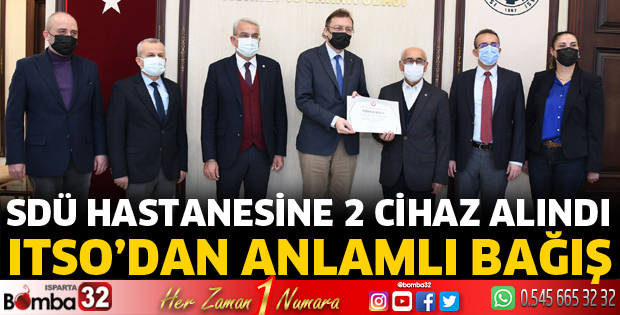 ITSO'dan anlamlı bağış