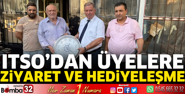 ITSO'dan üyelere ziyaret ve hediye