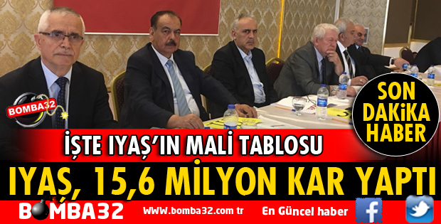 IYAŞ, 2017’DE 15.6 MİLYON KAR YAPTI