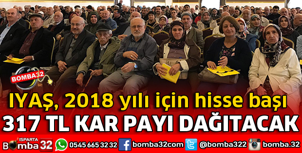 IYAŞ 317 TL KAR PAYI DAĞITILACAK