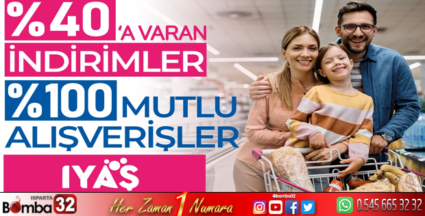 IYAŞ Marketlerde büyük indirim fırsatı!