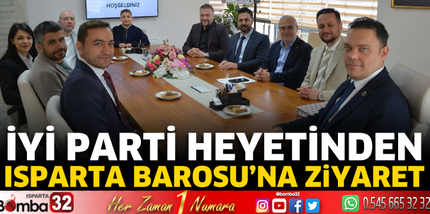 İYİ Parti heyetinden Isparta Barosu’na ziyaret
