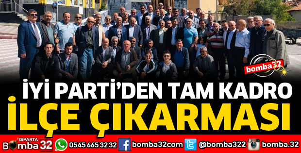 İYİ PARTİ TAM KADRO İLÇELERDE
