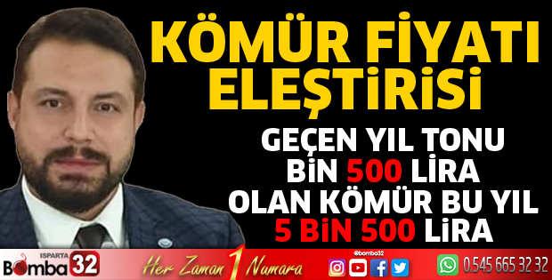 İYİ Parti’de kömür fiyatı eleştirisi