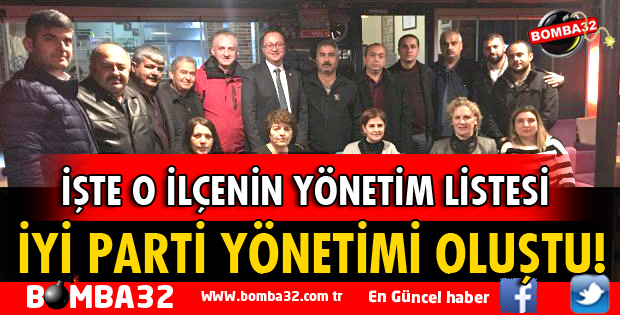 İyi Parti’nin Eğirdir İlçe Yönetim Kurulu Belli Oldu
