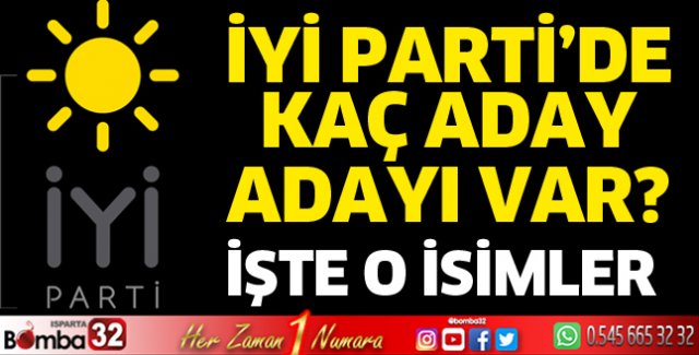 İYİ Parti'de 18 aday adayı var 