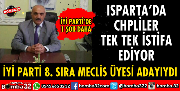 İYİ PARTİDEN 1 İSTİFA DAHA GELDİ