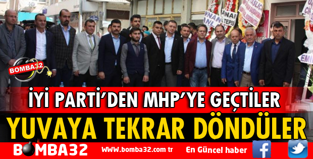 İYİ PARTİ'DEN TEKRAR MHP'YE GEÇTİLER