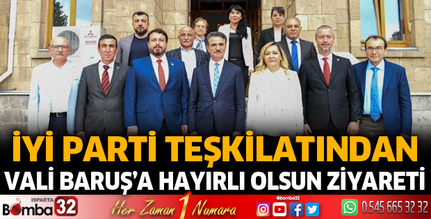 İYİ Parti'den Vali Baruş'a hayırlı olsun ziyareti