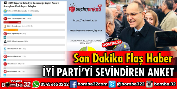 İYİ PARTİ'Yİ SEVİNDİREN ANKET