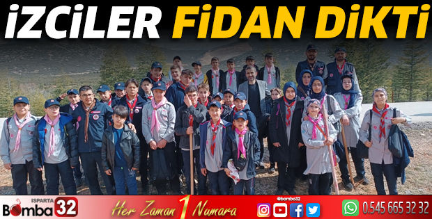 İzciler fidan dikti