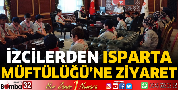 İzcilerden müftülüğe ziyaret