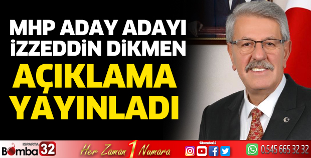 İzzeddin Dikmen'den açıklama 