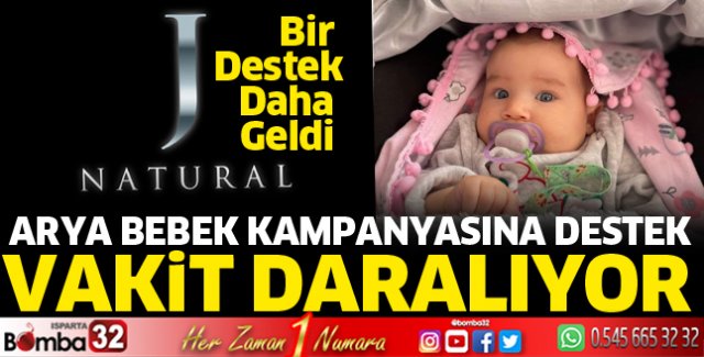 J Natural'den Arya bebeğe destek