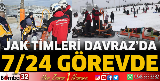 JAK Timleri Davraz’da 7/24 görevde 