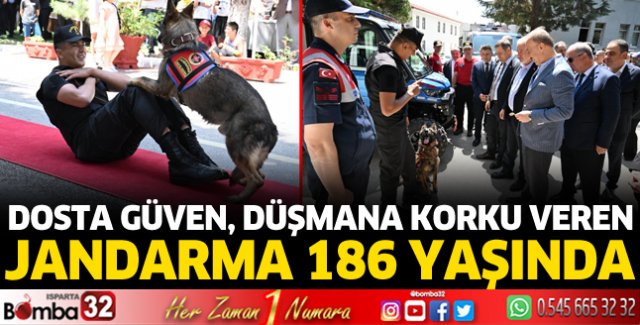 Jandarma 186 yaşında
