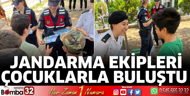 Jandarma ekipleri çocuklarla buluştu