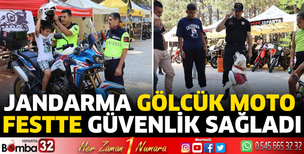 Jandarma Gölcük Moto Festte güvenlik sağladı