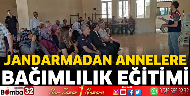 Jandarmadan Annelere Bağımlılık Eğitimi