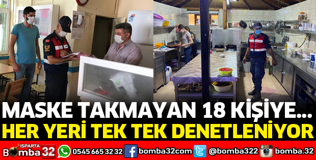 JANDARMADAN KORONAVİRÜS DENETİMLERİ