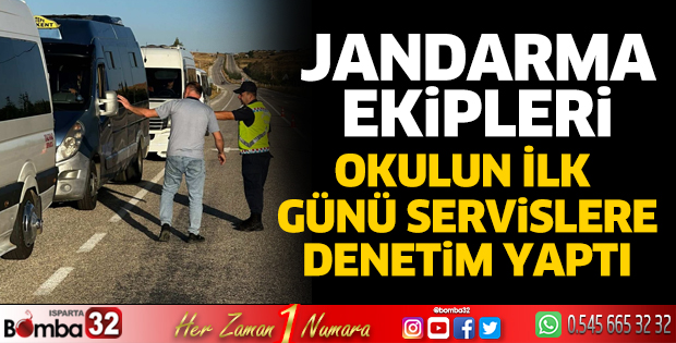 Jandarmadan okul servislerine denetim