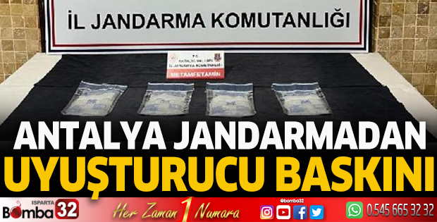 Jandarmadan uyuşturucu baskını