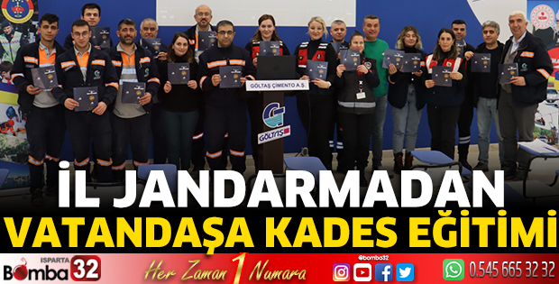 Jandarmadan vatandaşa KADES eğitimi