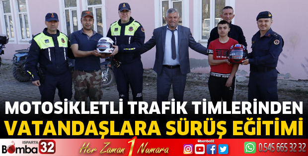 Jandarmadan vatandaşlara sürüş eğitimi