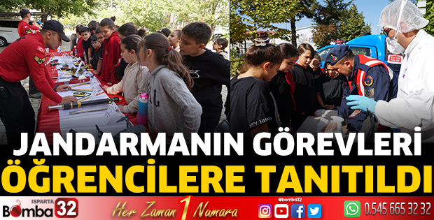 Jandarmanın görevleri öğrencilere tanıtıldı 