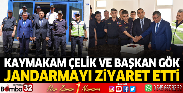 Jandarmayı ziyaret ettiler