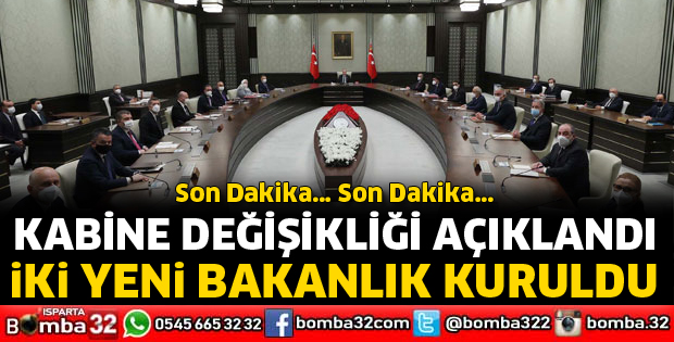 Kabine değişikliği açıklandı