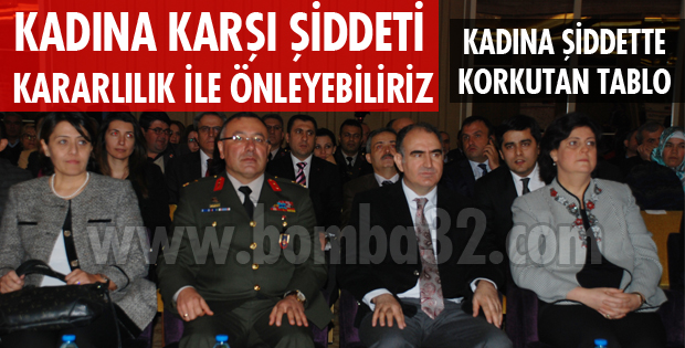 KADINA ŞİDDETE HAYIR!