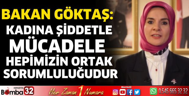 Kadına şiddetle mücadele hepimizin ortak sorumluluğudur