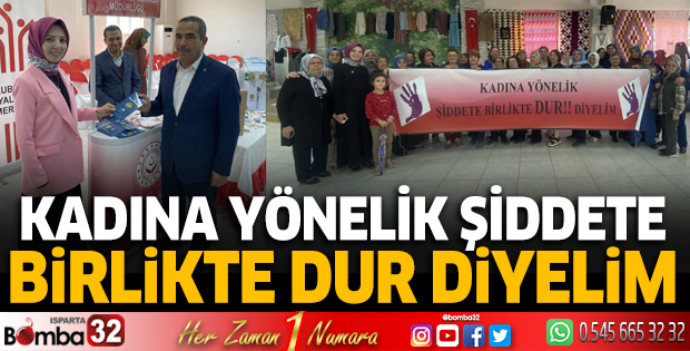 Kadına yönelik şiddete birlikte dur diyelim