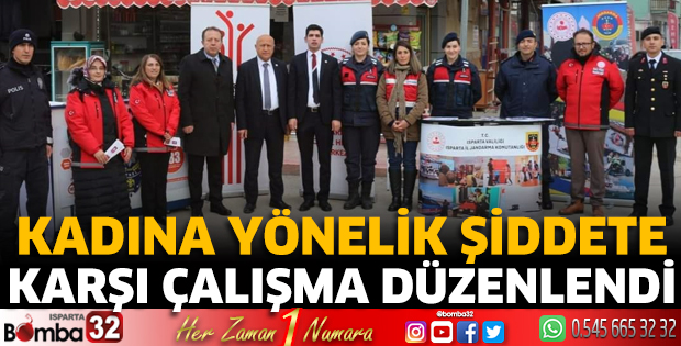 Kadına yönelik şiddete karşı çalışma düzenlendi