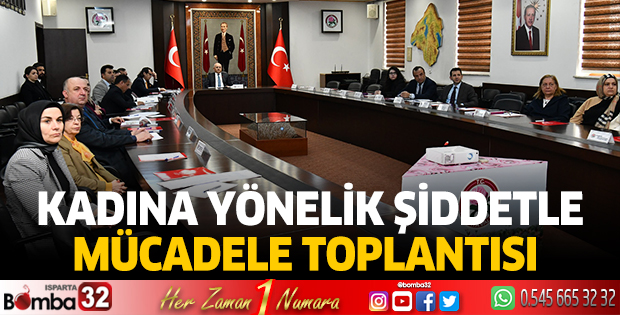 Kadına Yönelik Şiddetle Mücadele Koordinasyon Planı Toplantısı Yapıldı