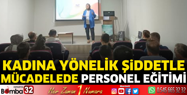 Kadına yönelik şiddetle mücadelede personel eğitimi