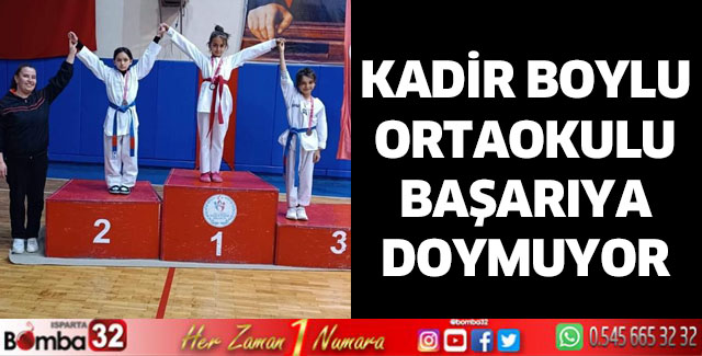 Kadir Boylu Ortaokulu başarıya doymuyor